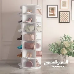  3 خزانة الاحذية الدوارة الترند