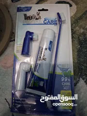  1 فرشاة اسنان للحيوانات