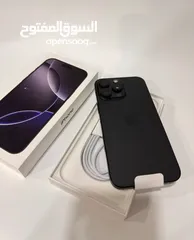  10 Black titanium iphone 16 ProMax 256 GB closed box unused new