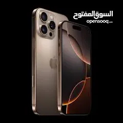  4 iPhone 16 Pro Max  آيفون 16 برو ماكس   تيتانيوم صحراوي  جديد  مقاومة الطرطشة والماء والغبار