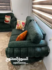  7 غرفة جلوس امريكي لون اخضر نخب اول