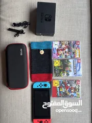 1 Nintendo Switch Bundle – With Games & Handmade Cover (Great Price)