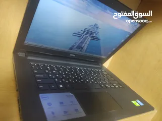  5 لابتوب Dell inspiron كرتين شاشة بحالة ممتازة فقط 450 شيكل