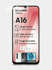  3 SAMSUNG A16 ( 128GB ) / 8 RAM NEW //// سامسونج اي 16 ذاكره 128 جيجا الرام 8 الجديد كليا