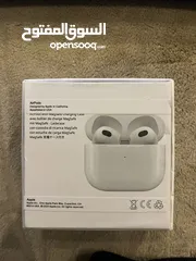  7 سماعة Airpods 3 كوبي ماستر طبق الاصل استعمال شهر مع علبتها