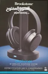  7 سماعات Brookstone ويرلسBrookstone 9AirPhones Wireless RF Over Ear Headphones