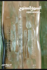  6 طوب زجاجي مستعمل بحالة ممتازه جدا  ساده صناعه اندونيسيه