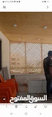  4 تركيب سياج خشب .