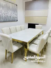  1 Dining Table Marble and Wood