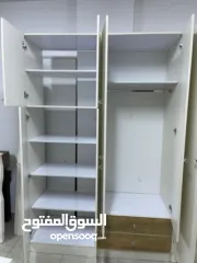  8 غرفة نوم خشبي راقية مميزة بوجود خزانة عشر دفات 6+2