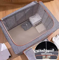  17 شنط تخزين صناديق ترتيب الملابس عدد 3 حجم كبير صناديق تخزين ملابس - Clothes Organiser صندوق تخزين قما