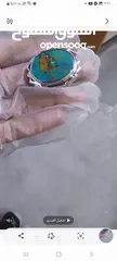  8 خاتم فيروز ثقيل للبيع