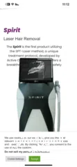  2 جهاز الليزر active sprite الاحدث جهاز ازاله الشعر بالليزر