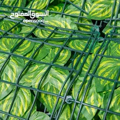  6 شبك ورق الشجر الأخضر الأصلي