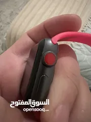  6 ساعة ابل الجيل الثالث بحاله ممتازه كانها جديده