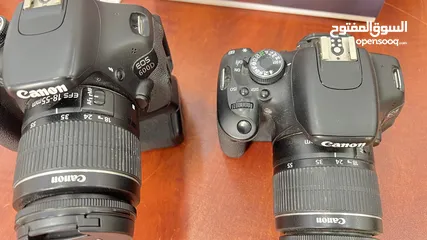  5 للبيع مستعجل  عدد 2 كاميرا  كانون D600 مستعملة