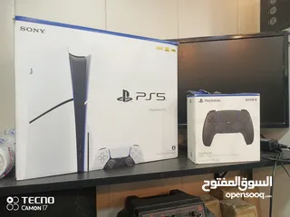  1 جهاز PS5 شبه جديد مع يد اضافيه