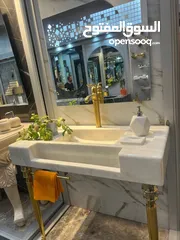  2 مغاسل جدید /الحجر  Bathroom vanity  /stone vanity’s