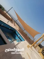 17 مظلات خارجية مضلات خارجية تفصيل اشرعة برقولات خارجية سواتر جانبية تجهيز شاليهات