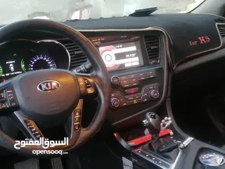  8 كيا k5 كوري 2013 فحص كامل  للبيع فل ما عدا الفتحه