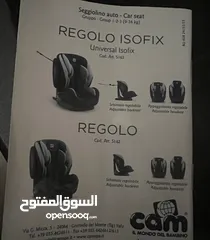  6 كرسي سيارة للأطفال ماركة إيطالي  بحالة الوكالة للبيع( السعر نهائي)