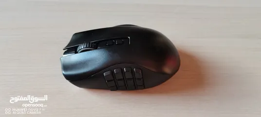  1 Mouse razer naga pro ماوس مخصص لمحترفي الاعاب وخاصه العاب MMO و RPG ويتميز بدقه عالي جداً