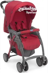  1 Chico Red baby stroller