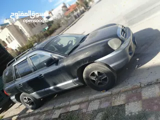  1 هونداي سانتافيه 2002 اسود للبيع