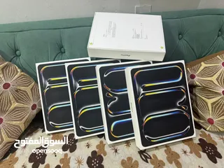  2 ipad pro 11 inch and 13 inch 256gb and 512 gb brand new sealed pack for sale 2024 (m4) model