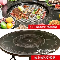  3 barbecue table tent swing