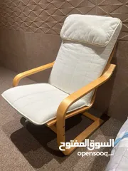  1 كرسي ikea مريح جدا استخدام خفيف