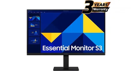  5 شاشة سامسونج 22 انش بتردد 100 HZ  ودقة الوان عاليه وبكفاله 3 سنوات للتمتع بالصورة المميزة