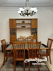  1 طاولة سفرة+ بوفيه