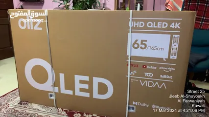  1 Ollz 65"inches UHD QLED 4K SMART TV