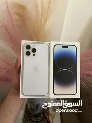  2 ايفون 14 برو ماكس بحالة الجديد ولا خدش وكاله   بطارية 91 وارد شرق اوسط كامل اغراضه