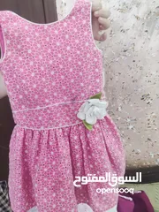 7 فساتين عمر 3،4سنين
