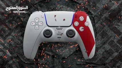 2 يد تحكم بلايستيشن 5 إصدار خاص God of War – تصميم حصري وأداء عالي