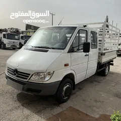  13 مرسيدس 416 شاصي قصير بحالة الوكالة فحص نخب