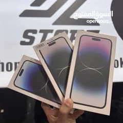  8 iPhone 14 pro 128GB/256GB جديد كفالة شرق اوسط ايفون 14 جديد كفالة لمدة عام