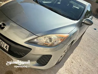  2 مازدا 3 موديل 2013 اوتوماتيك توب نظافه الفحص مرفق بالصور ... اقتصادية وليست بحاجة اي شيئ