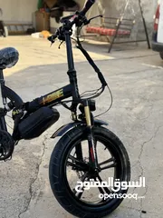  7 بسكليت كهرباء عجل عريض مغنيسيوم