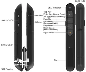  12 مؤشر لاسلكي Wireless Presenter pen