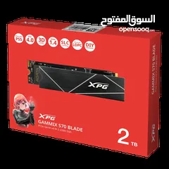  1 ADATA XPG GAMMIX S70 BLADE 2TB PCIe Gen4 M.2 SSD - WORK WITH PS5 مخصص لبلايستيشن 5 بسرعات عالية