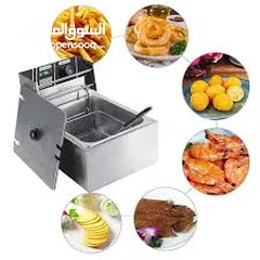 12 حوض فرير  مقلى بطاطا و دجاج  6 لتر و  اربعه ونص تجهيز مطاعم