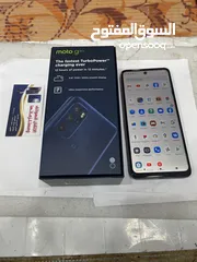  3 جهاز موتورولا مستعمل moto g 60 s رام 6 ذاكره 128 جيجا معاه الكرتون والشاحن الاصلي يشغل  NFC