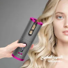  4 Cordless Hair Curler  مجعد الشعر اللاسلكي