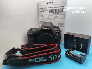  1 كاميرات كانون وعدسات 5D Mark IV, 6D Mark II, RP, 250D, 200D  شترات أقل من 1k وبطاريات إضافية