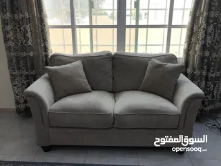  2 Light brown sofa set