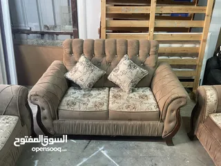  2 طقم كنب 7 مقاعد تفصيل بسعر حرق بس على 800