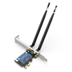  2 PCI-E واجهة بطاقة الشبكة اللاسلكية واي فاي 6 الألعاب المهنية سطح المكتب بطاقة الشبكة اللاسلكية AX200